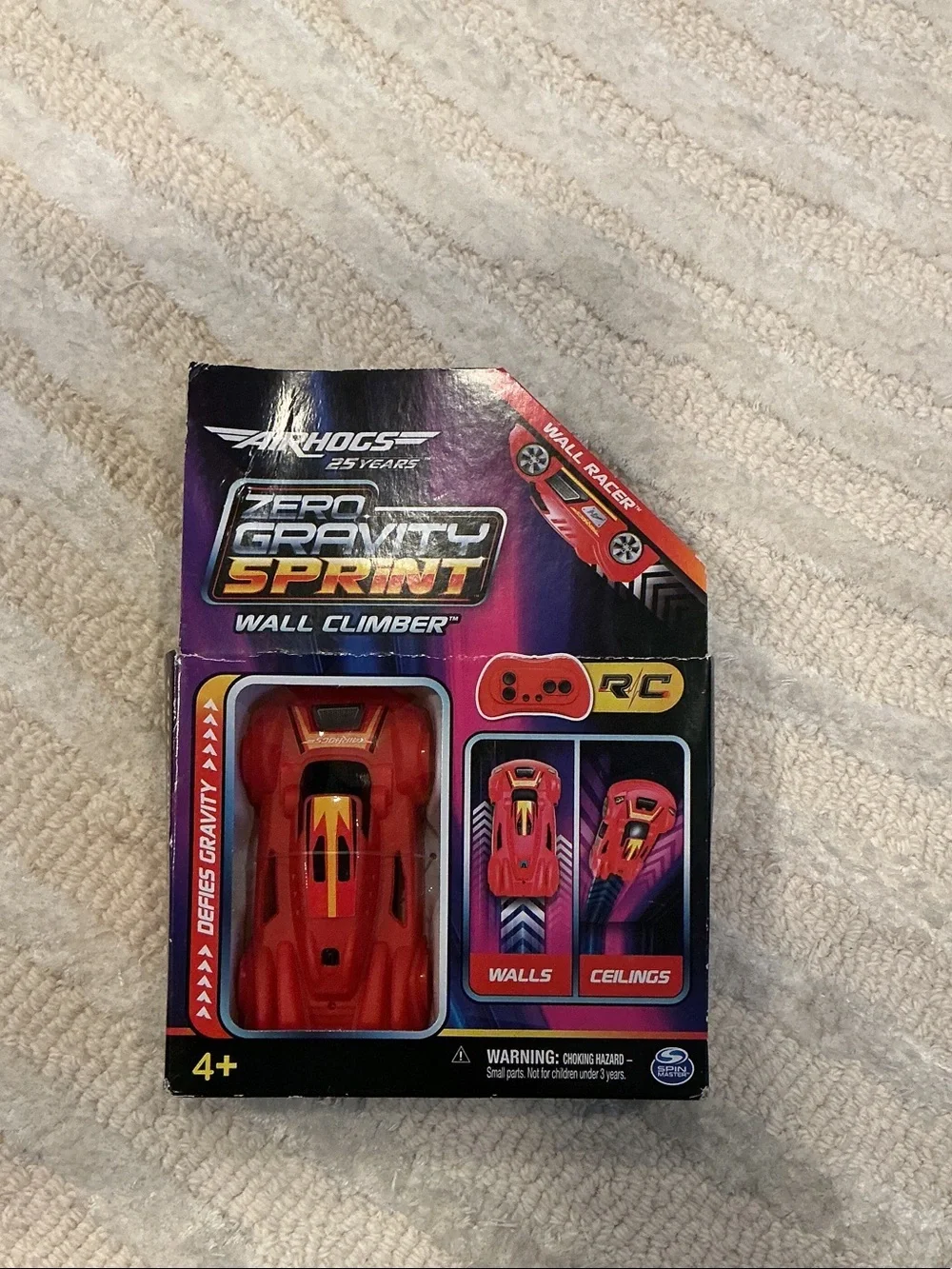 Zero Gravity Sprint Wall Climber RC Car - Red